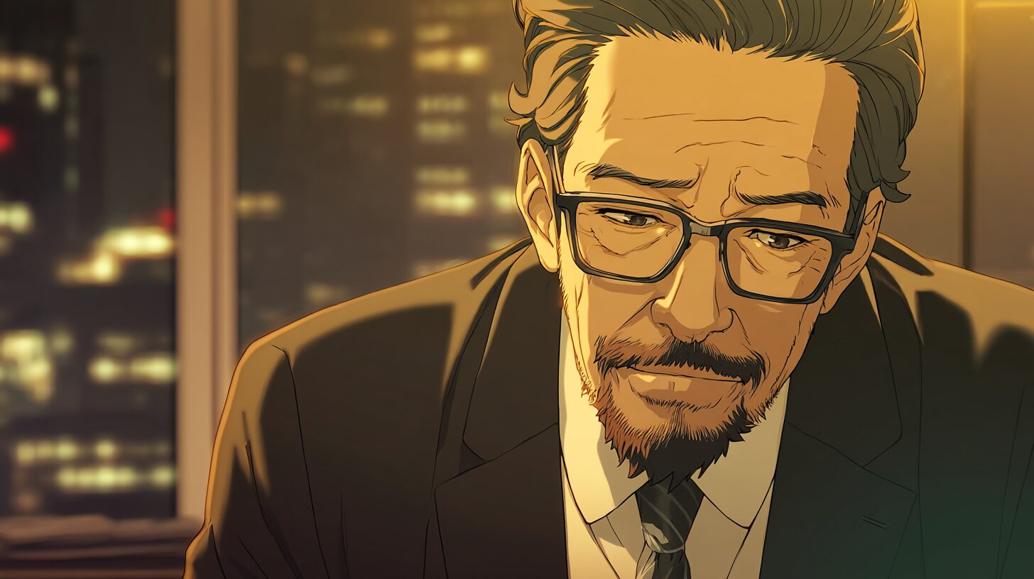落ち込んだ40代時男性