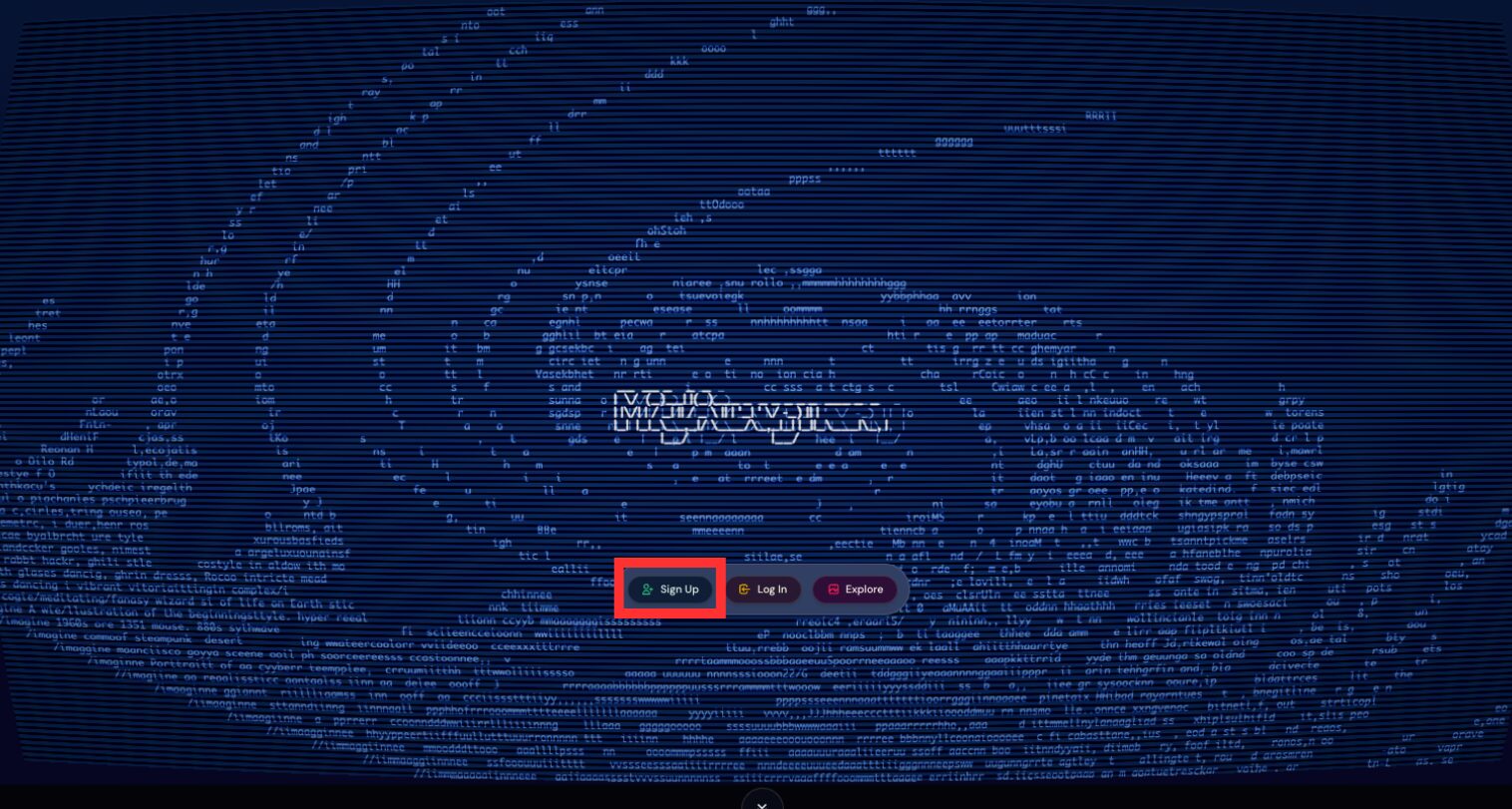 Midjourneyサインアップ